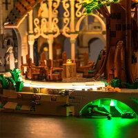 BB LED Beleuchtungs-Set f&uuml;r LEGO&reg; 10316 Her Der Ringe - Bruchtal inkl. Fernbedienung