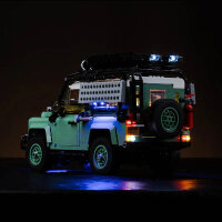 BB LED Beleuchtungs-Set f&uuml;r LEGO&reg; 10317 Land Rover Classic Defender 90 inkl. Fernbedienung