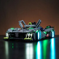 BB Kit d&eacute;clairage LED pour LEGO&reg; 42156 Peugeot 9x8 24H Le Mans Hybrid Hypercar avec t&eacute;l&eacute;commande