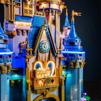 BB LED Beleuchtungs-Set f&uuml;r LEGO&reg; 43222 Disney Schloss inkl. Fernbedienung