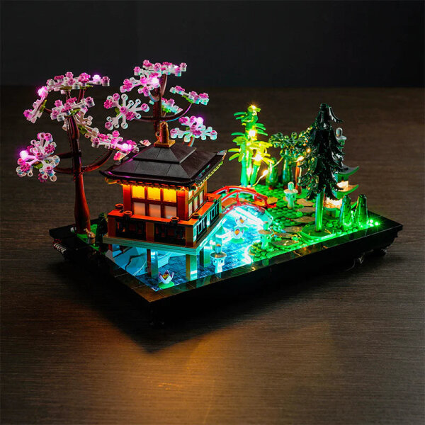BB Kit d&eacute;clairage LED pour LEGO&reg; 10315 Jardin du Silence avec t&eacute;l&eacute;commande