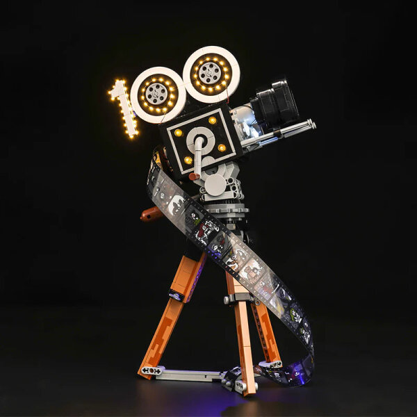 BB Kit d&eacute;clairage LED pour appareil photo LEGO&reg; 43230 - Hommage &agrave; Walt Disney avec t&eacute;l&eacute;commande