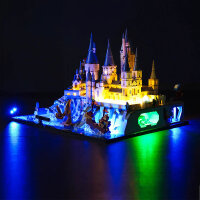 BB Kit d&eacute;clairage LED pour le ch&acirc;teau de Poudlard et ses jardins LEGO&reg; 76419 Harry Potter, avec t&eacute;l&eacute;commande incluse