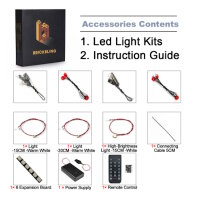 BB Kit d&eacute;clairage LED pour LEGO&reg; 71858 NINJAGO 15e anniversaire de la Forge des quatre armes avec t&eacute;l&eacute;commande