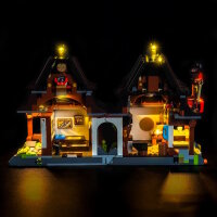 BB Kit d&eacute;clairage LED pour LEGO&reg; 71858 NINJAGO 15e anniversaire de la Forge des quatre armes avec t&eacute;l&eacute;commande