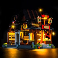 BB Kit d&eacute;clairage LED pour LEGO&reg; 71858 NINJAGO 15e anniversaire de la Forge des quatre armes avec t&eacute;l&eacute;commande