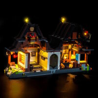 BB Kit d&eacute;clairage LED pour LEGO&reg; 71858 NINJAGO 15e anniversaire de la Forge des quatre armes avec t&eacute;l&eacute;commande