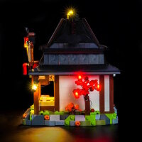 BB Kit d&eacute;clairage LED pour LEGO&reg; 71858 NINJAGO 15e anniversaire de la Forge des quatre armes avec t&eacute;l&eacute;commande