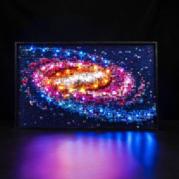 BB LED Lighting Set for LEGO&reg; 31212 The Milky Way Galaxy including remote control