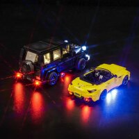 BB LED Beleuchtungs-Set f&uuml;r LEGO&reg; 76924 Mercedes AMG G63 & AMG SL 63