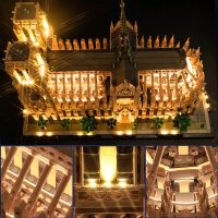 BB LED Beleuchtungs-Set f&uuml;r LEGO&reg; 21061 Notre Dame de Paris inkl. Fernbedienung