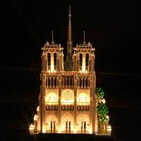BB LED Beleuchtungs-Set f&uuml;r LEGO&reg; 21061 Notre Dame de Paris inkl. Fernbedienung