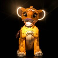 BB Set di illuminazione a LED per LEGO&reg; 43247 Simba, il giovane re leone, incluso telecomando.
