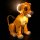 BB Set di illuminazione a LED per LEGO&reg; 43247 Simba, il giovane re leone, incluso telecomando.