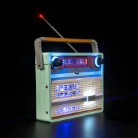 BB Set di illuminazione a LED per LEGO&reg; 10334 Radio retr&ograve;