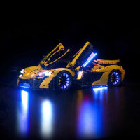 BB Kit d&eacute;clairage LED pour LEGO&reg; 42172 McLaren P1 avec t&eacute;l&eacute;commande