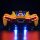 BB Kit d&eacute;clairage LED pour LEGO&reg; 42172 McLaren P1 avec t&eacute;l&eacute;commande
