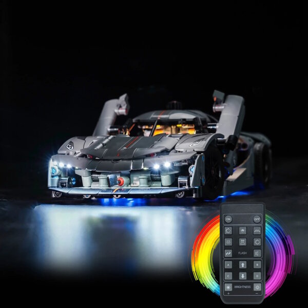 BB LED Lighting Set for LEGO&reg; 42173 Koenigsegg - Jesko Absolut Supercar incl. remote control