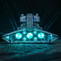 BB LED Beleuchtungs-Set f&uuml;r LEGO&reg; 75394 Star Wars - Imperialer Sternenzerst&ouml;rer inkl. Fernbedienung
