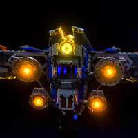 BB Set di illuminazione a LED per LEGO&reg; 76286 Guardiani della Galassia - La Milano incl. telecomando