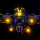 BB Set di illuminazione a LED per LEGO&reg; 76286 Guardiani della Galassia - La Milano incl. telecomando