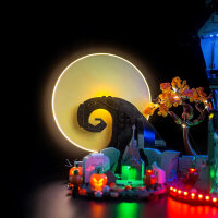 BB Set di illuminazione a LED per LEGO&reg; 21351 Tim Burtons Disney Movie Nightmare Before Christmas, incluso telecomando