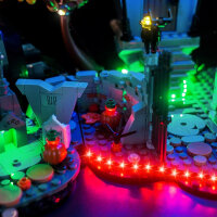 BB Set di illuminazione a LED per LEGO&reg; 21351 Tim Burtons Disney Movie Nightmare Before Christmas, incluso telecomando
