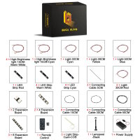BB LED Beleuchtungs-Set f&uuml;r LEGO&reg; 76294 X-Men - X-Mansion inkl. Fernbedienung