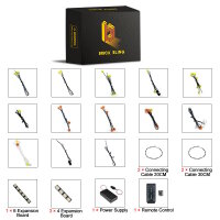 BB Set di illuminazione a LED per LEGO&reg; 76444 Harry Potter - I negozi di magia di Diagon Alley, incluso telecomando