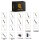 BB Set di illuminazione a LED per LEGO&reg; 76444 Harry Potter - I negozi di magia di Diagon Alley, incluso telecomando