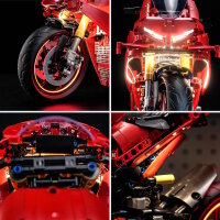 BB Set di illuminazione a LED per motocicletta LEGO&reg; 42202 Ducati Panigale V4 S incl. telecomando