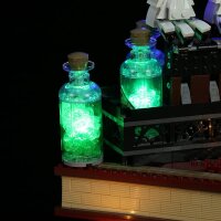 BB LED Beleuchtungs-Set f&uuml;r LEGO&reg; 76391 Harry Potter - Hogwarts Ikonen - Sammler Edition inkl. Fernbedienung