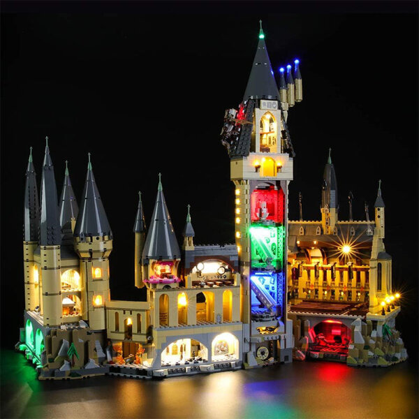 BB LED Beleuchtungs-Set f&uuml;r LEGO&reg; 71043 Harry Potter - Schloss Hogwarts inkl. Fernbedienung