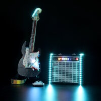 BB Kit d&eacute;clairage LED pour LEGO&reg; 21329 Fender Stratocaster