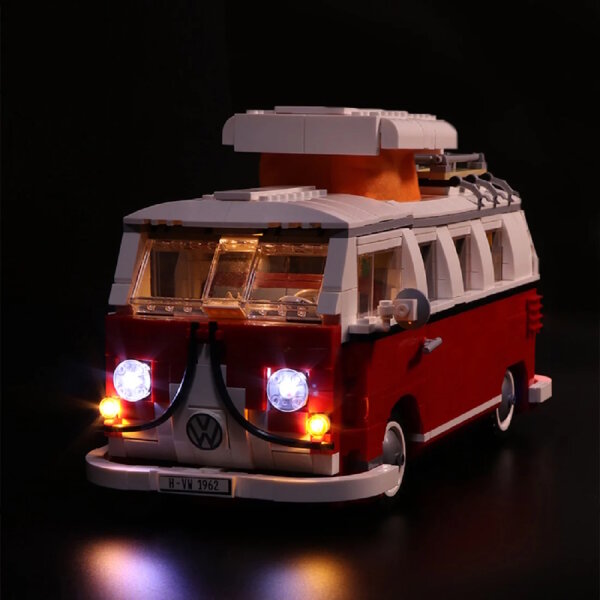 BB LED Beleuchtungs-Set f&uuml;r LEGO&reg; 10220 Volkswagen T1 Campingbus inkl. Fernbedienung