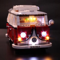 BB LED Beleuchtungs-Set f&uuml;r LEGO&reg; 10220 Volkswagen T1 Campingbus inkl. Fernbedienung