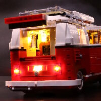 BB LED Beleuchtungs-Set f&uuml;r LEGO&reg; 10220 Volkswagen T1 Campingbus inkl. Fernbedienung