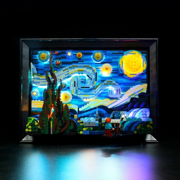 BB LED Lighting Set for LEGO&reg; 21333 Vincent van Gogh - The Starry Night including remote control