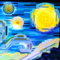 BB LED Lighting Set for LEGO&reg; 21333 Vincent van Gogh - The Starry Night including remote control