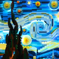 BB LED Lighting Set for LEGO&reg; 21333 Vincent van Gogh - The Starry Night including remote control