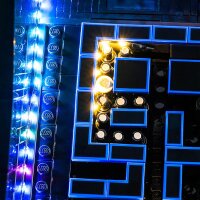 BB Kit d&eacute;clairage LED pour borne darcade LEGO&reg; 10323 PAC-MAN avec t&eacute;l&eacute;commande