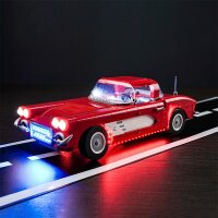 BB Set di illuminazione a LED per LEGO&reg; 10321 Corvette con telecomando