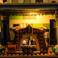 BB Set di illuminazione a LED per LEGO&reg; 76435 Harry Potter - Castello di Hogwarts, La Sala Grande con telecomando