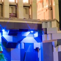 BB Set di illuminazione a LED per LEGO&reg; 76435 Harry Potter - Castello di Hogwarts, La Sala Grande con telecomando