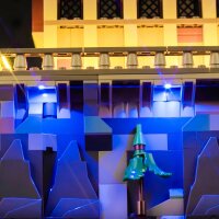 BB Set di illuminazione a LED per LEGO&reg; 76435 Harry Potter - Castello di Hogwarts, La Sala Grande con telecomando