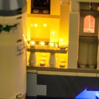 BB Set di illuminazione a LED per LEGO&reg; 76435 Harry Potter - Castello di Hogwarts, La Sala Grande con telecomando