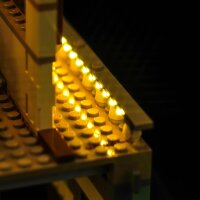 BB Set di illuminazione a LED per LEGO&reg; 76435 Harry Potter - Castello di Hogwarts, La Sala Grande con telecomando
