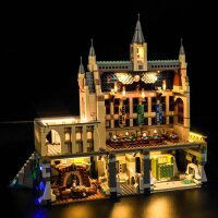 BB Set di illuminazione a LED per LEGO&reg; 76435 Harry Potter - Castello di Hogwarts, La Sala Grande con telecomando