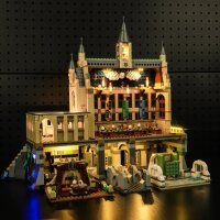 BB Set di illuminazione a LED per LEGO&reg; 76435 Harry Potter - Castello di Hogwarts, La Sala Grande con telecomando