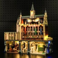 BB Set di illuminazione a LED per LEGO&reg; 76435 Harry Potter - Castello di Hogwarts, La Sala Grande con telecomando